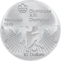 10 dólares Canadá (Olimpiadas 1976)