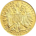 20 coronas austriacas