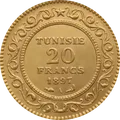 20 francos tunecinos