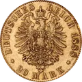20 marcos (Imperio alemán)