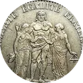 5 francos franceses (Hércules / Napoleón III)