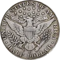Medio dólar Barber