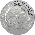 Cash Snow Leopard Indian Wildlife 1 oz