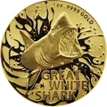 Most Dangerous Great White Shark 1 oz