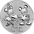 Disney Mickey Minnie Made For Each Other 1 oz