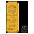 Lingote de oro 500 g Argor-Heraeus