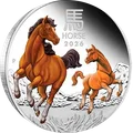 2026 · Caballo · Proof · Coloreada