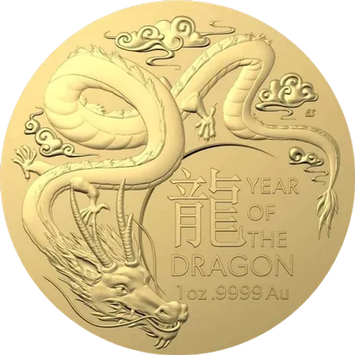 Lunar Royal Australian Mint 2024 Dragón