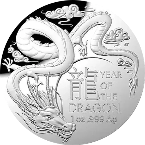 Lunar Royal Australian Mint 2024 Dragón