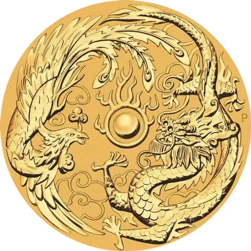 Chinese Myths and Legends Dragón y Fénix