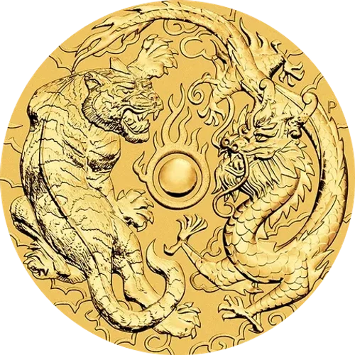 Chinese Myths and Legends Dragón y Tigre