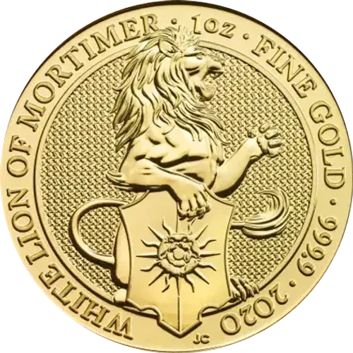 Queen's Beasts White Lion of Mortimer