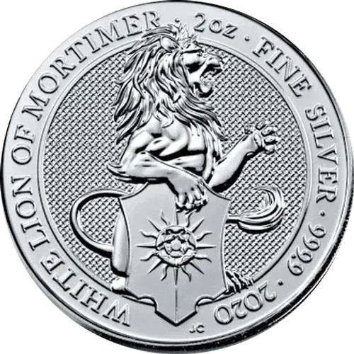 Queen's Beasts White Lion of Mortimer